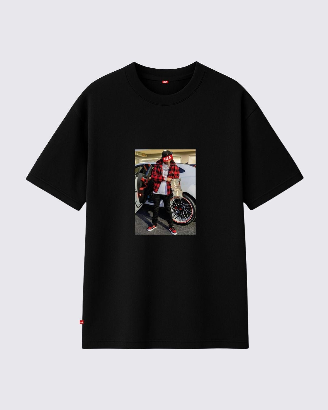 CAR CAMISETA OVERSIZE NEGRA NEA